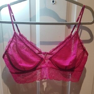 Free People Fuchsia Lace Bralette